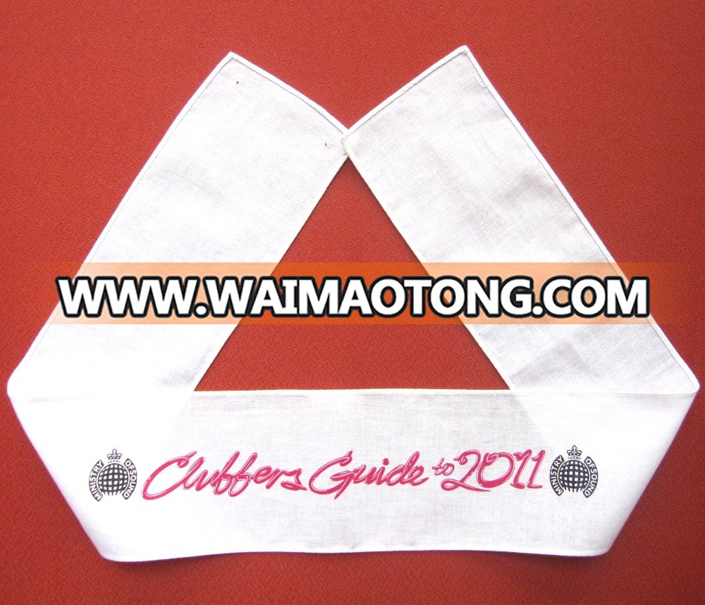 Customize 100% cotton Japanese traditio<em></em>nal style samurai headband with customized logo