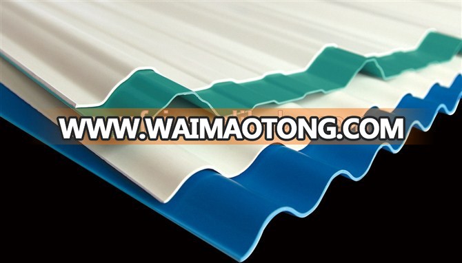 Plastic Wave roofing sheet co<em></em>nstruction material