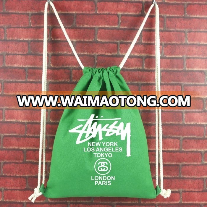 wholesale cotton fabric cotton canvas drawstring bag drawstring mesh bag