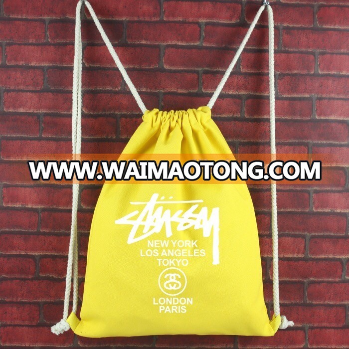 wholesale cotton fabric cotton canvas drawstring bag drawstring mesh bag