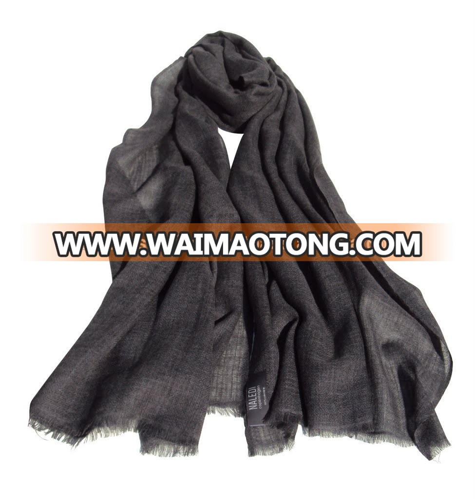 2016-17 Fashion cashmere ZigZag scarf with tassel