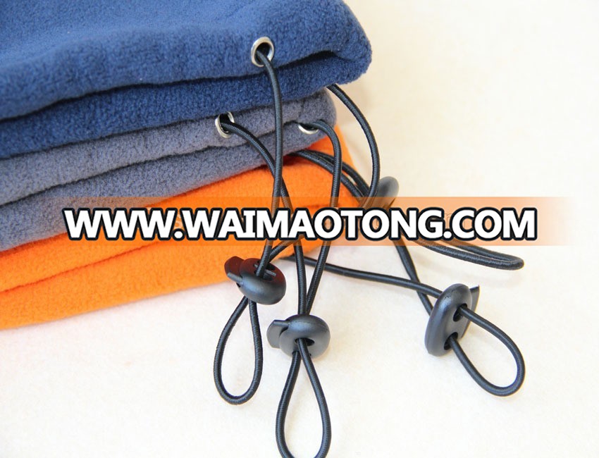 promotio<em></em>nal outdoor wind resistant elastic rope neck warmer scarf polar fleece scarf