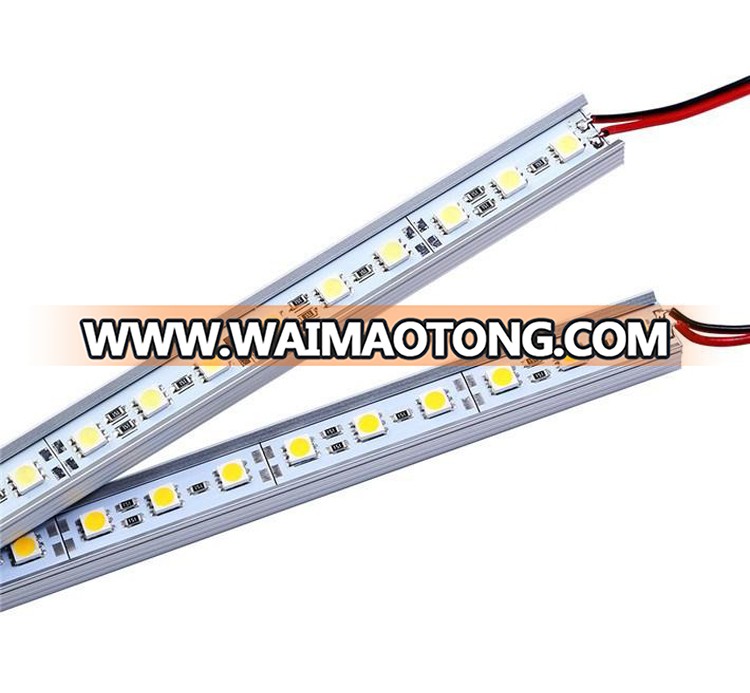 Factory supply 5050 DC 12V led rigid bar aluminium profile led strip bar