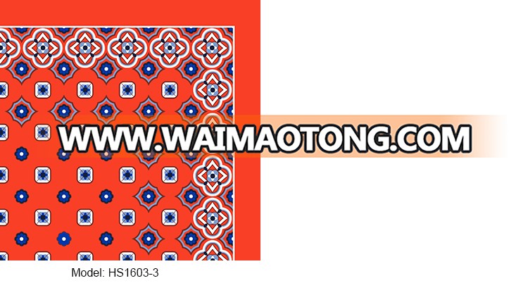 China factory oem service fashio<em></em>nable soft silk hanky for men