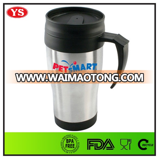 400 ml double walled thermal car mug with handle