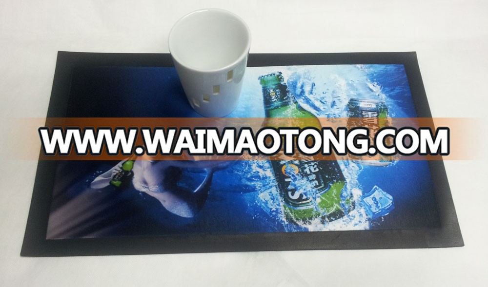 OEM logo bar mat with factory price