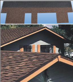 Fiberglass Materials CE certificate red asphalt roof shingles China manufacturers