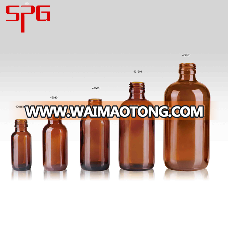 Different kinds of amber glass bottle from 5ml -500ml