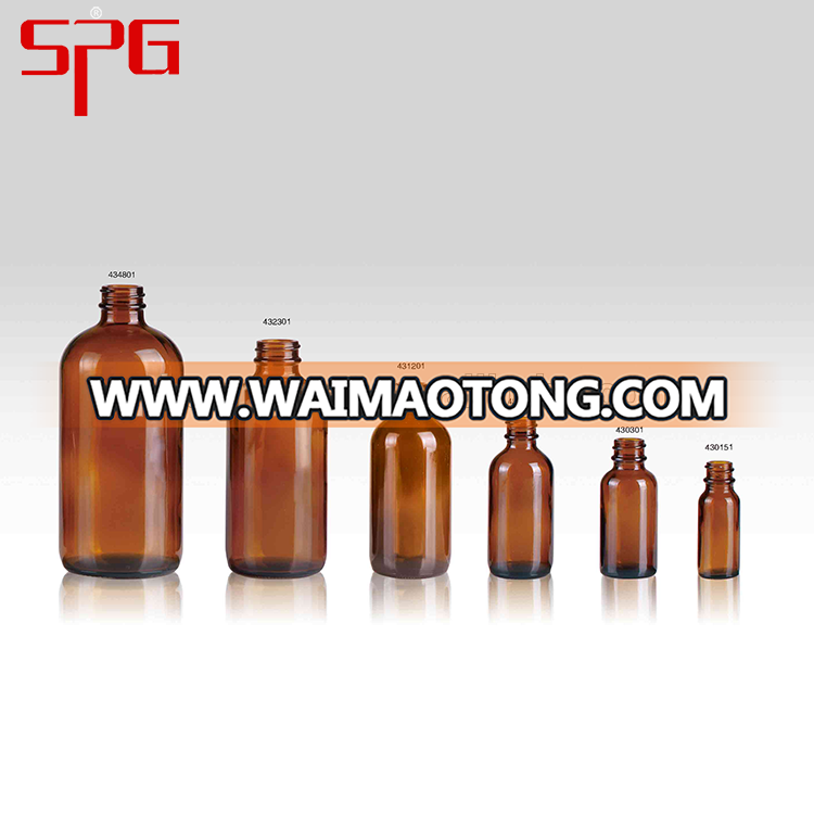 Different kinds of amber glass bottle from 5ml -500ml