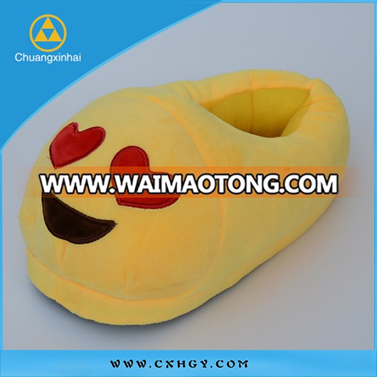 Plush toy stuffed soft emoji slippers