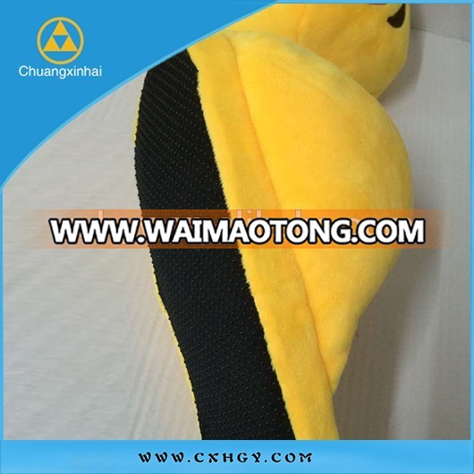 2016 Hot Selling Cheap Plush Emoji Slippers Custom Plush Slipper