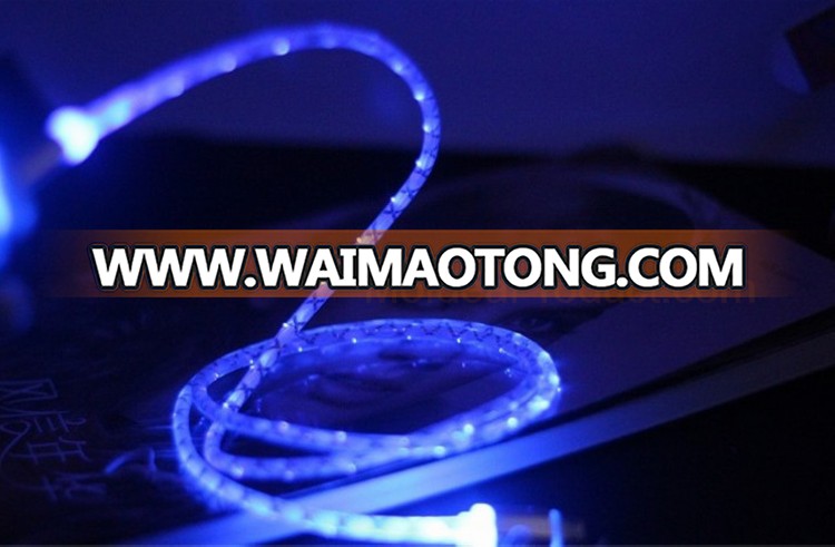 LED Glow Cable - Amazon Best Sellers 2.1A Fast Charge 1 meter for iPhone USB Cable