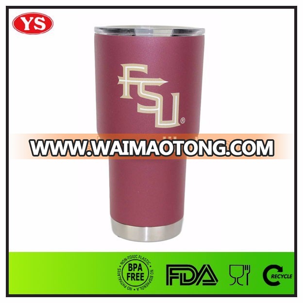 double wall 30oz customized color stainless steel tumbler vacuum cup