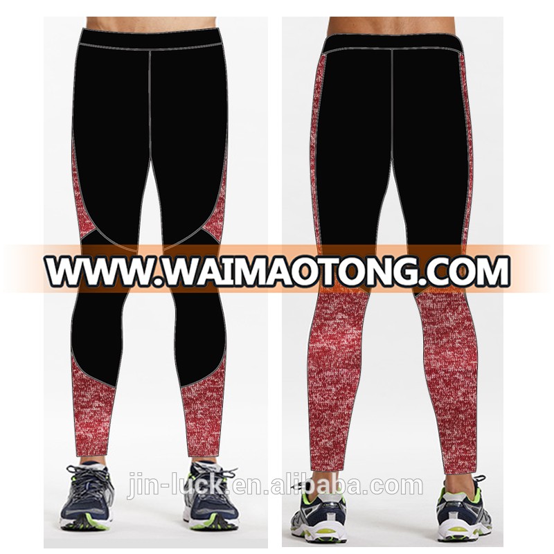 OEM services gym style high elasticity fitness legging mens sport leggings