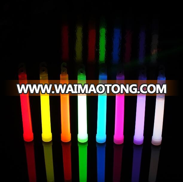 Party Supply Chemical 6'' Glow Stick Light Flashing in Dark In Shenzhen Factory