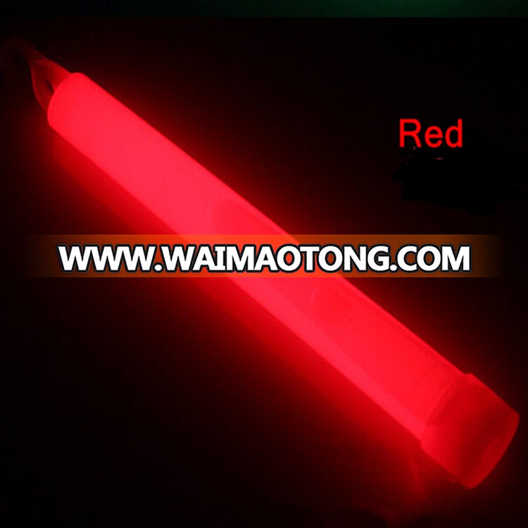 Party Supply Chemical 6'' Glow Stick Light Flashing in Dark In Shenzhen Factory