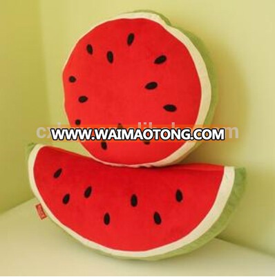 Watermelon shape warm hand pillow decorative pillow