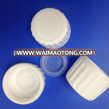 28mm white plastic screw cap for syrup cough bottles