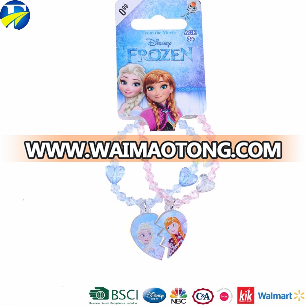 christmas day gift bracelet fashion plastic beads children bracelet Foreign trade sales children gifts Manual stretch bracelet