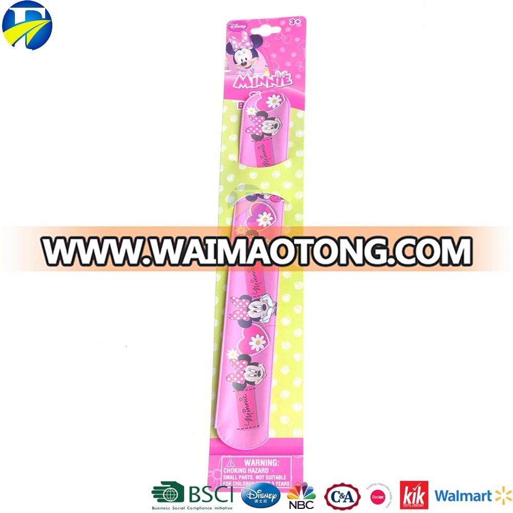 2017 FJ brand Minnie Mouse jewelry hockey gifts kids bracelets and magic ruler slap band bracelets for children