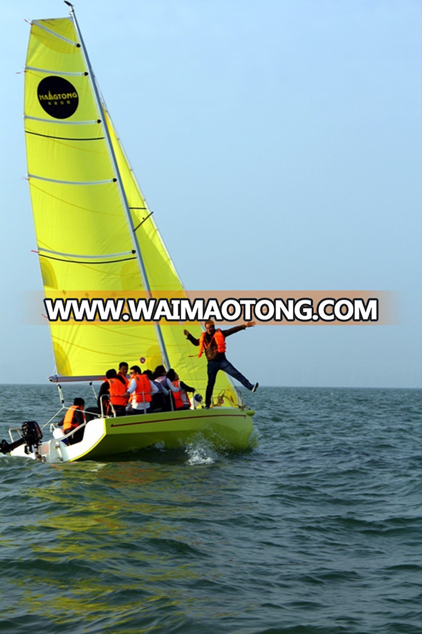 21' Fiberglass Laser training Dibley Sailboat yacht HangTong Factory-Direct