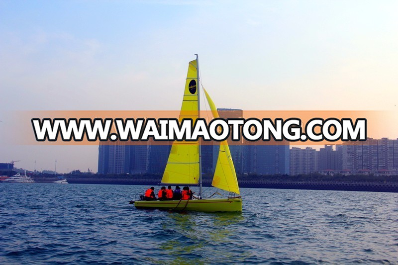 21' Fiberglass Laser training Dibley Sailboat yacht HangTong Factory-Direct