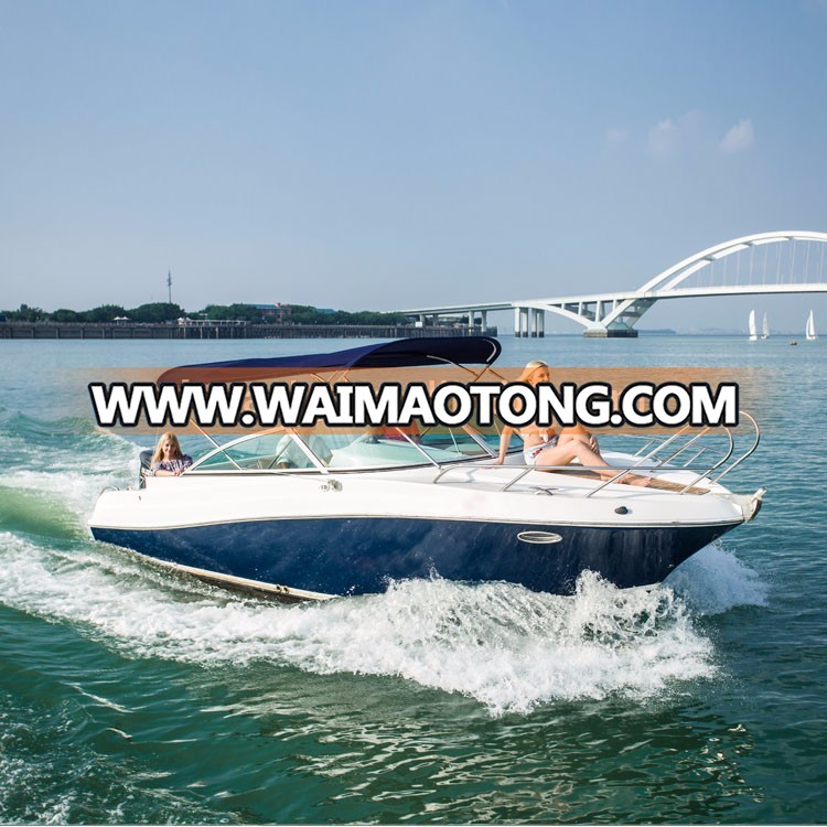 CE Certification Fiberglass Hull Material speed boats for sale