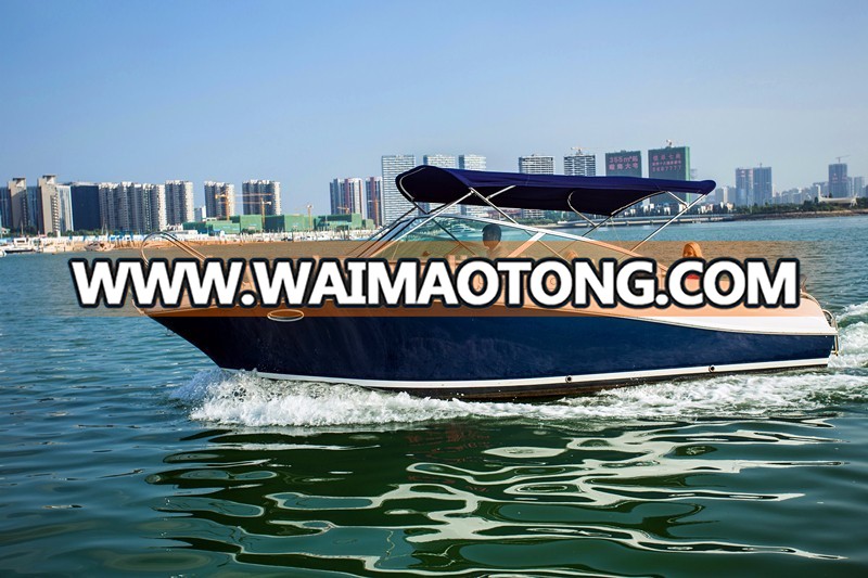 CE Certification Fiberglass Hull Material speed boats for sale