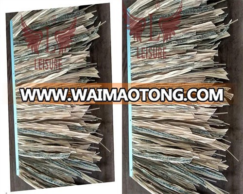 Plastic PE material palm leaves thatch roofing tiles