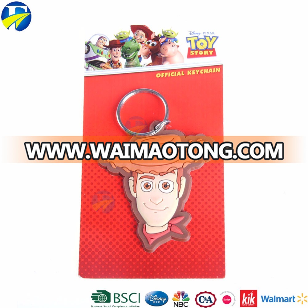 FJ brand hot selling me<em></em>tal key rings for girls character avatar key rings