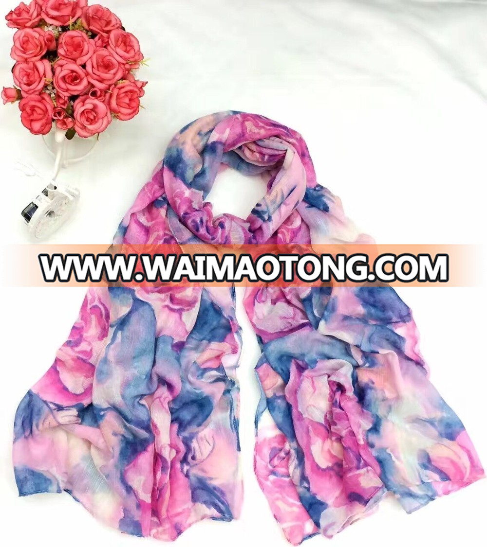 colourful viscose printing arab scarf hijab china scarves