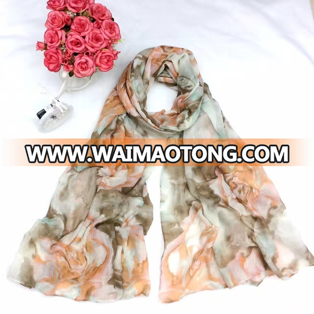 colourful viscose printing arab scarf hijab china scarves