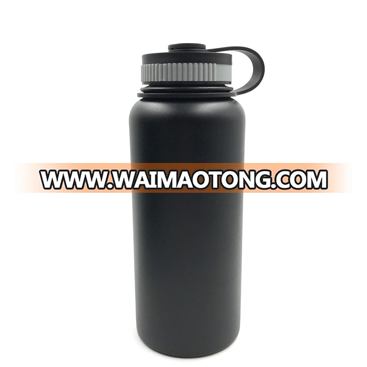 Cheap wholesale 32oz stainless steel flask sports bottle