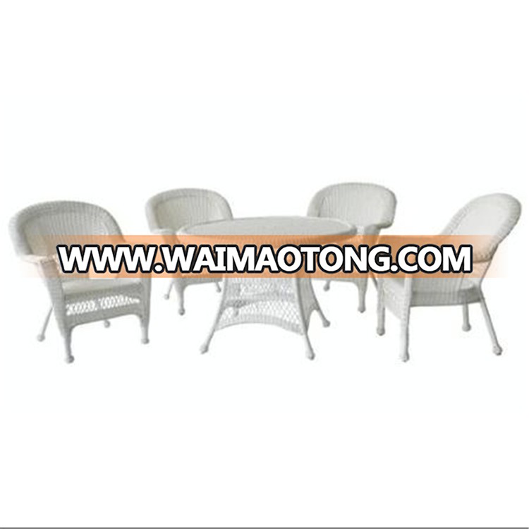 2015 New Style 5 Pcs Button Tufted Upholstered White Rattan Garden Vase Shape Modern Sofa Set