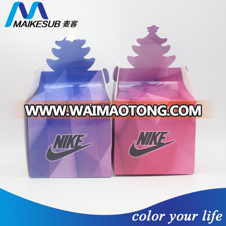 Cheap sublimation gift box packaging paper plain white box for printing