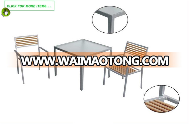 Outdoor Use Leisure Commercial Aluminum f<em></em>rame and PE Rattan Bar Set- Bar Table and Barstool