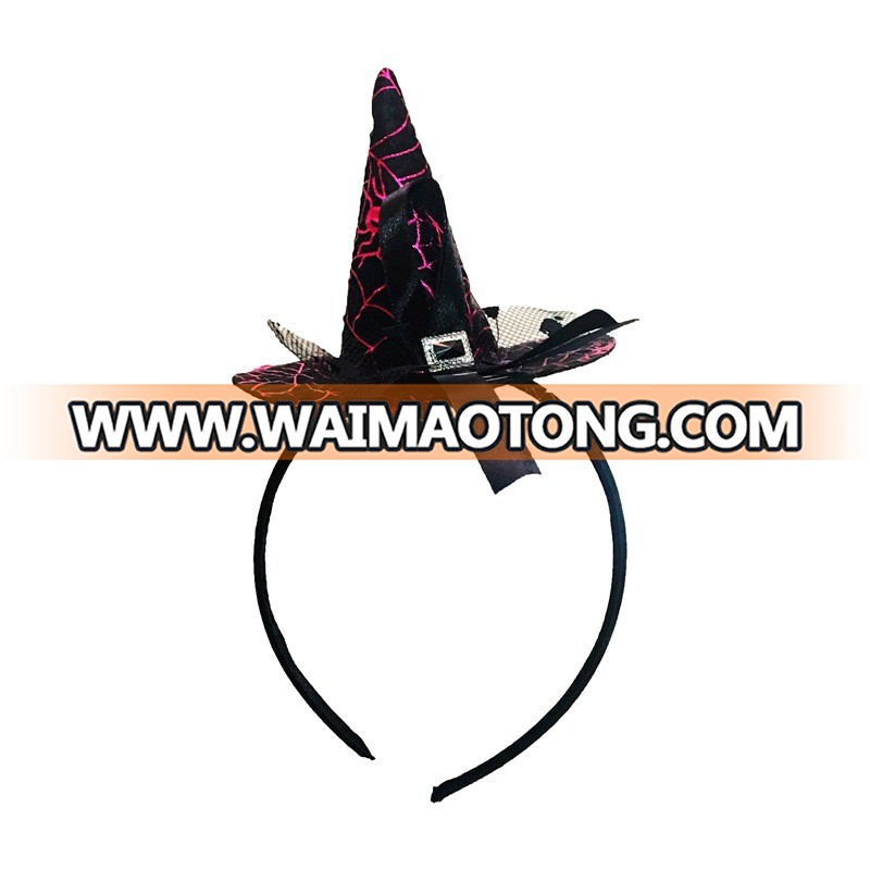 Multicolor Costume Accessory Witch Hat Headdress Headband For Party Halloween Carnivals