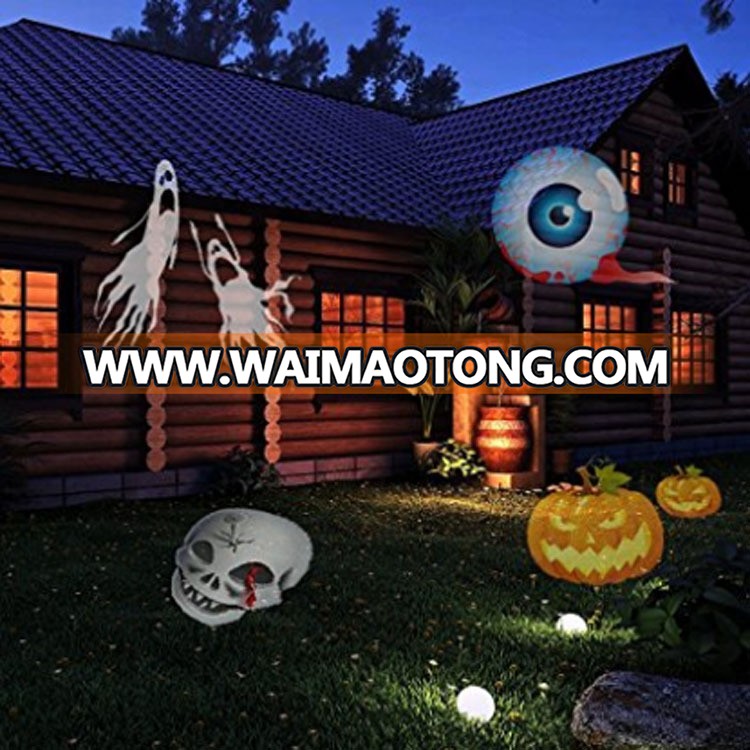 12 Patterns LED Landscape Light Waterproof Garden Lighting for Halloween Outdoor Christmas Projector Lights Lamp Holiday Party