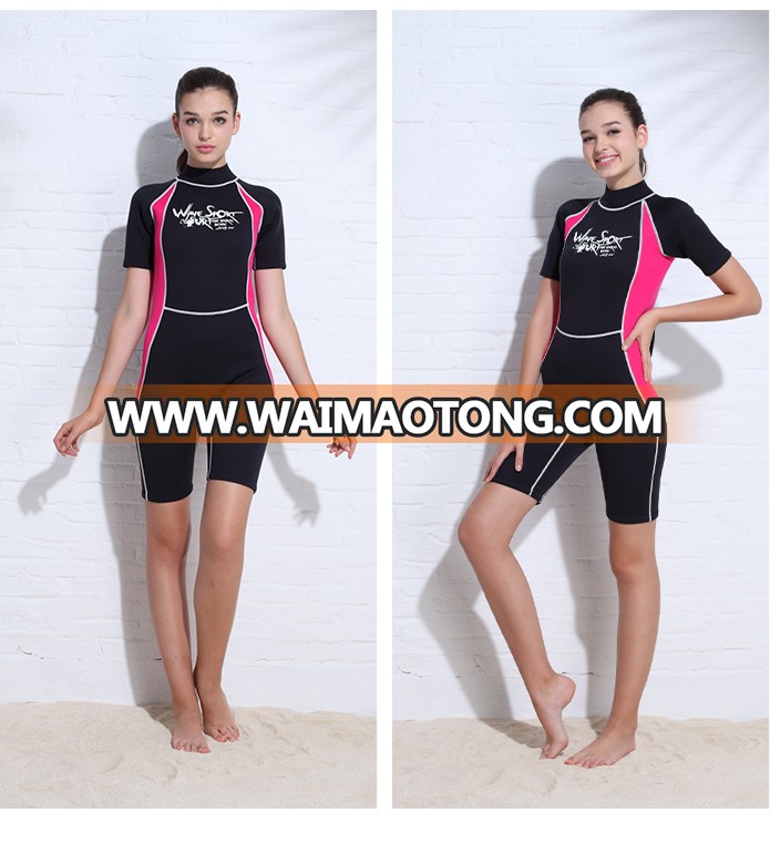 Custom colored fat lady wetsuit women plus size neoprene diving wetsuit