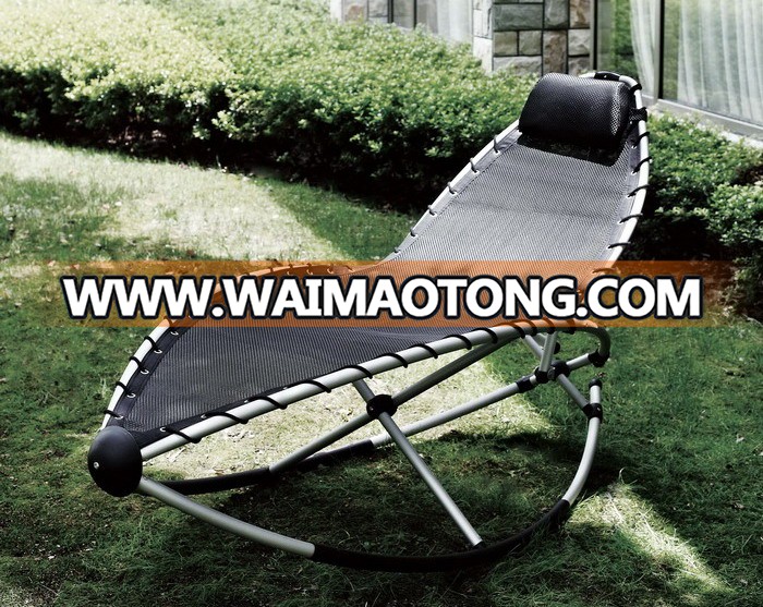 2015 Cheap Swing Commerical New PE Rattan Sun Lounger