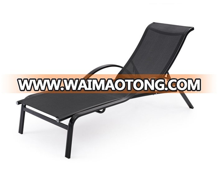 2015 Cheap Swing Commerical New PE Rattan Sun Lounger