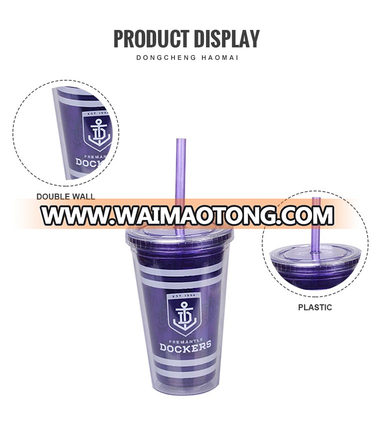 Pet Disposable Custom Logo Acrylic Tumbler With Lid