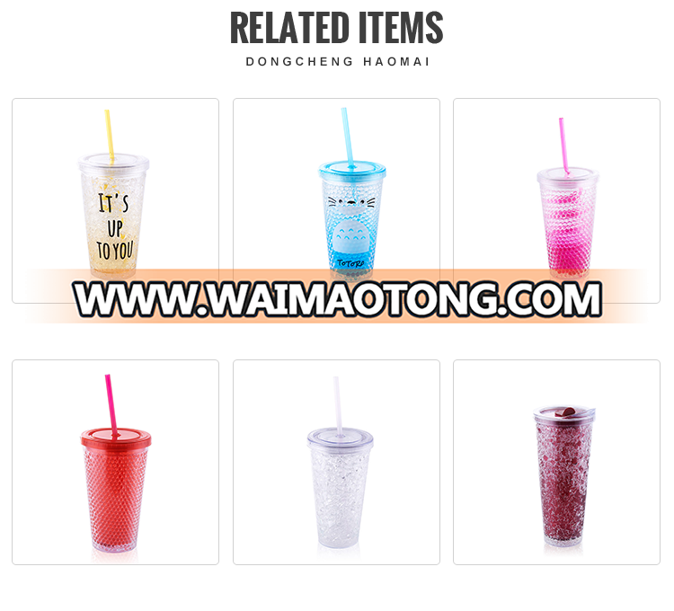 Pet Disposable Custom Logo Acrylic Tumbler With Lid