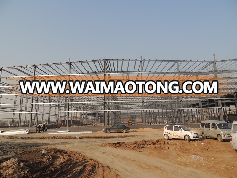 Large Span Structural Steel Prefab Factory Building