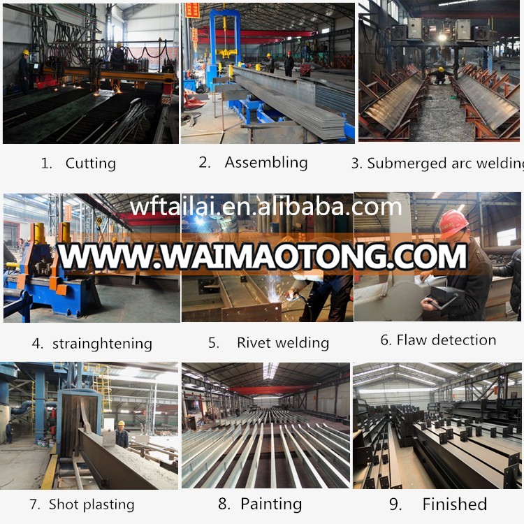 Large Span Structural Steel Prefab Factory Building