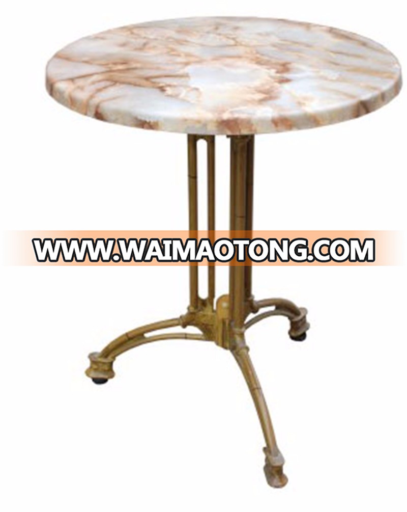 Classical Design High Quanlity Round Top me<em></em>tal Restaurant Folding Table