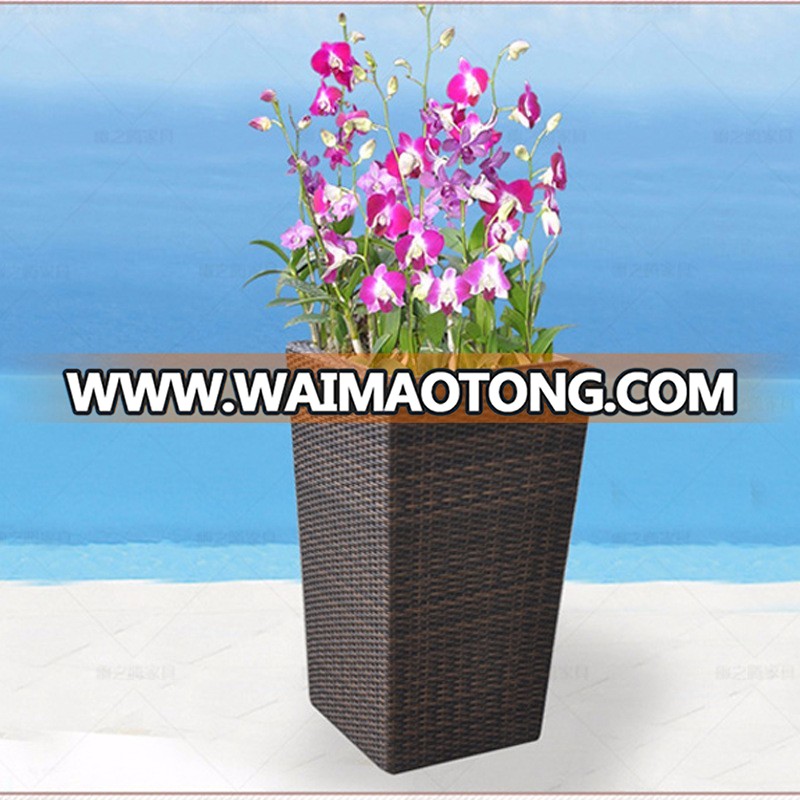 Green Plant Used PE Plastic Acrylic Different Types Flower Pot Box