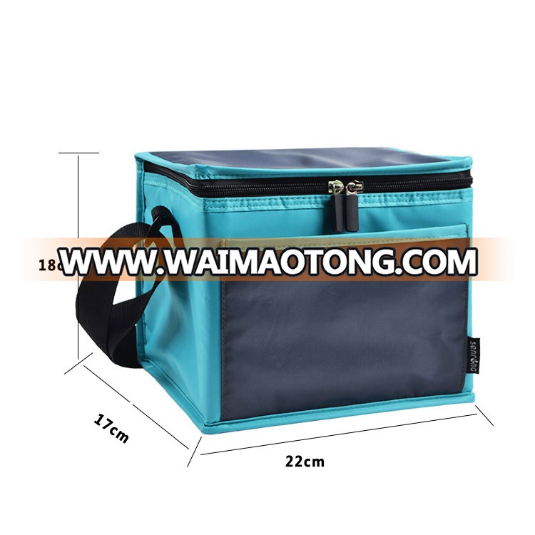 Multi-functio<em></em>nal outdoor portable thickening heat/cold preservation portable oxford cloth double layer cooler pack