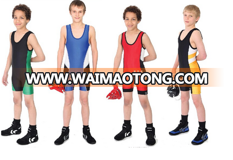 Wholesales high quality custom Sublimated girls wrestling singlets