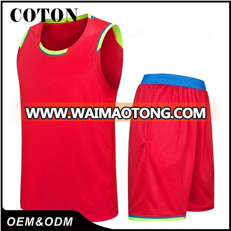 COTON 100% Polyester Sublimation Basketball Jerseys OEM Brand